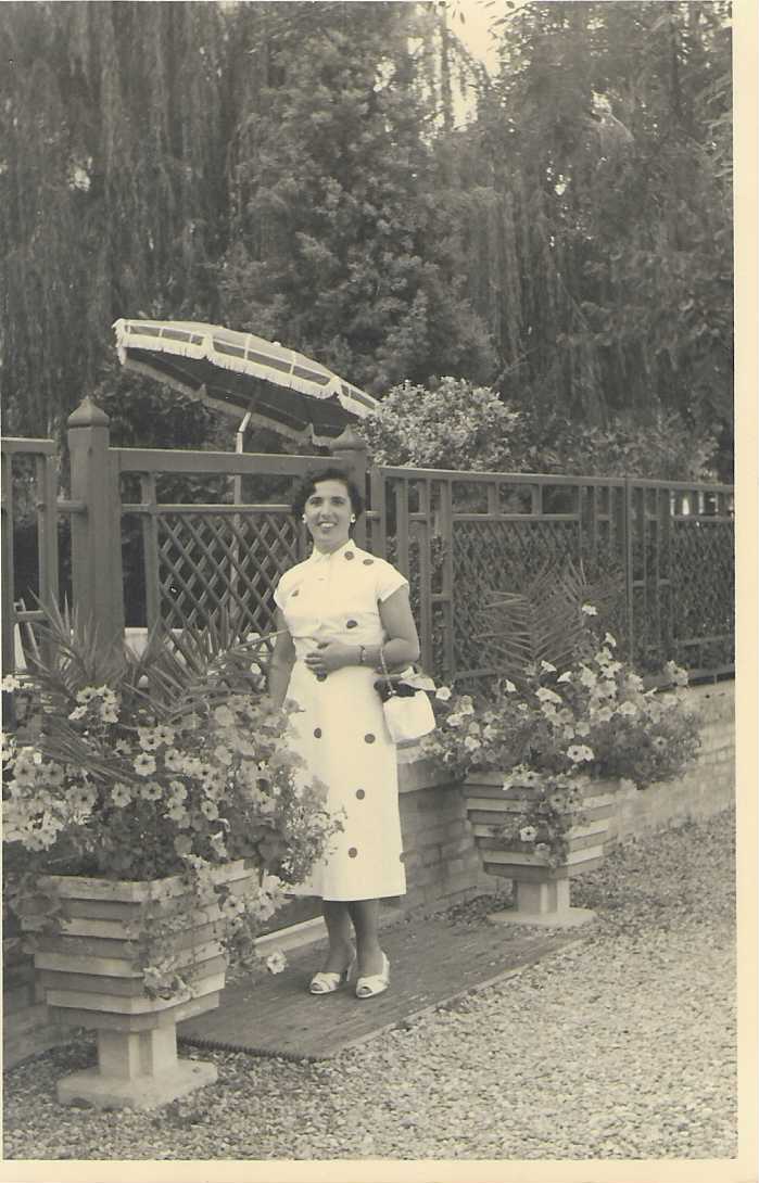 Lola Zorzit a Montecatini. <br>Per gentile concessione della famiglia.